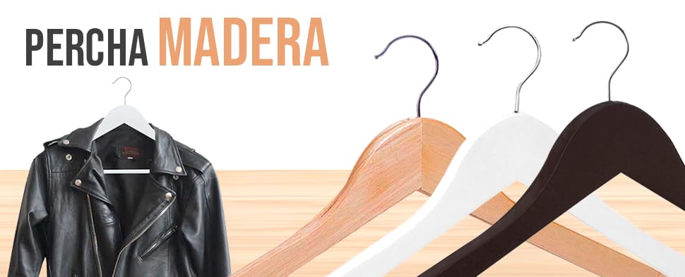 perchas de madera - comforthousedistribucion.es